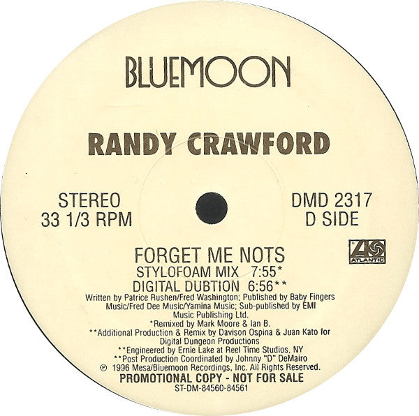 Randy Crawford : Forget Me Nots (2x12", Promo)