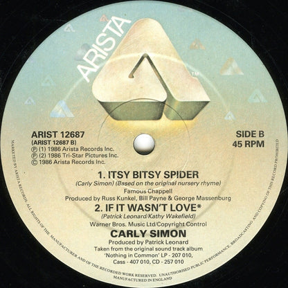 Carly Simon : Coming Around Again (Theme From Heartburn) (12", Single)