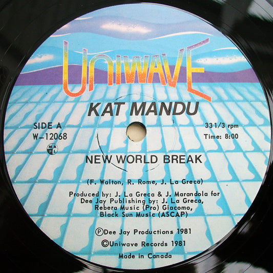 Kat Mandu : New World Break (12")