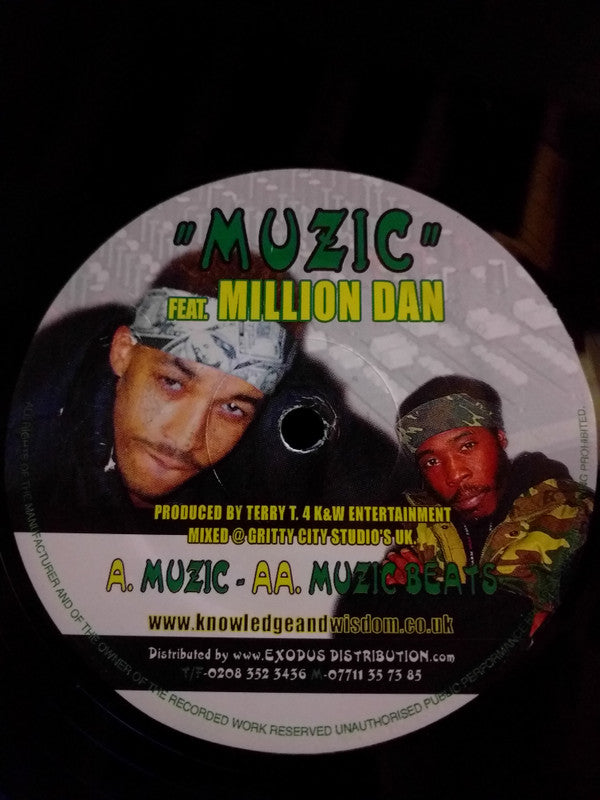 Terry Tee Feat. Million Dan : Muzic / Muzic Beats (12")