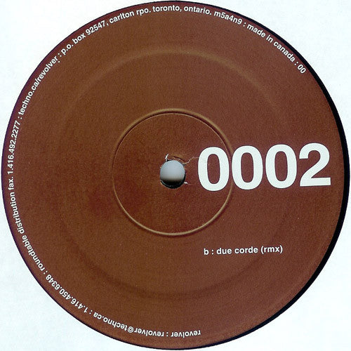 Shaka (5) : Due Corde (Rmx) / Fiuhlingssprüng (12")