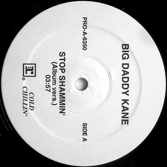 Big Daddy Kane : Stop Shammin' (12", Promo)