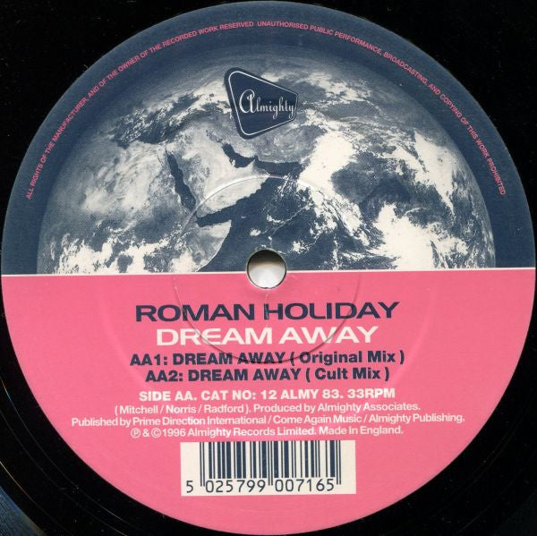 Roman Holiday : Dream Away (12")