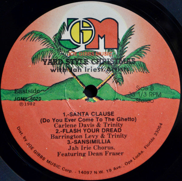 Various : Yard Style Christmas With Jah Iriest Artists (LP, Comp)