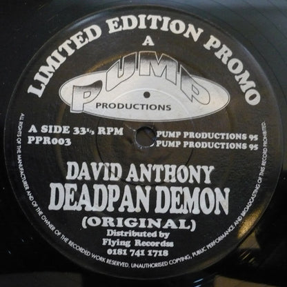 David Anthony : Deadpan Demon (12", Ltd, Promo, Bla)