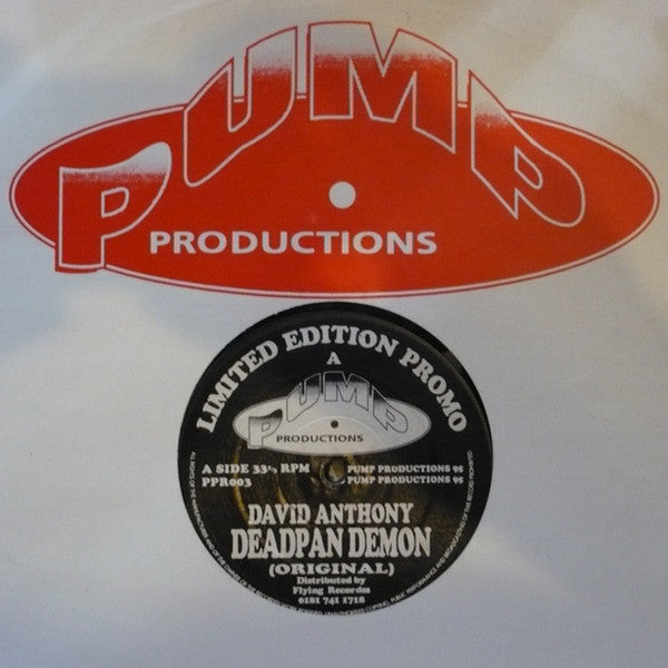 David Anthony : Deadpan Demon (12", Ltd, Promo, Bla)