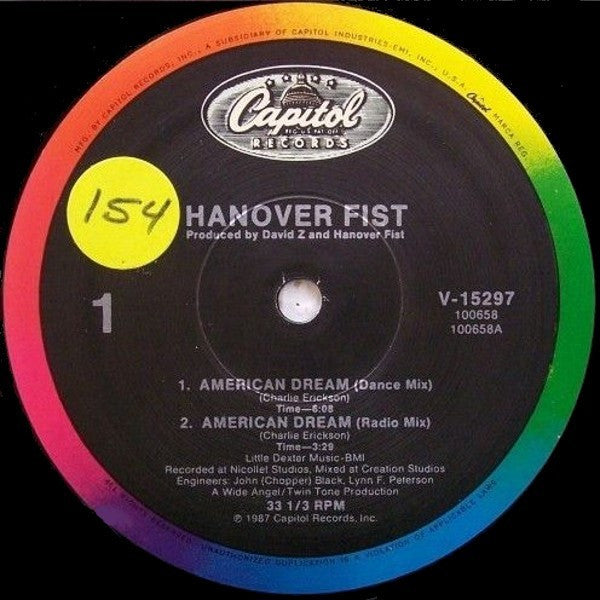 Hanover Fist : American Dream / Femme Fatale (12", Single)