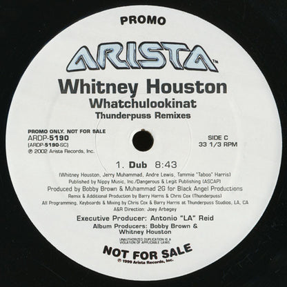 Whitney Houston : Whatchulookinat (Thunderpuss Remixes) (2x12", Promo)