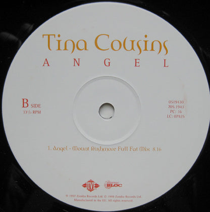 Tina Cousins : Angel (12", Single)