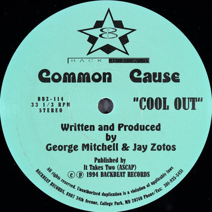 Common Cause : Cool Out / Jeep Song (12")