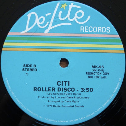 Citi : Roller Disco (12", Promo, S/Edition)