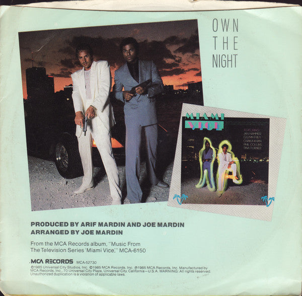 Chaka Khan : Own The Night (7", Single)