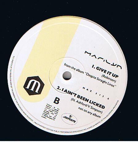 Marilyn : Pray For That Sunshine (12")