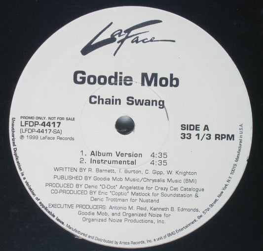 Goodie Mob : Chain Swang (12", Promo)