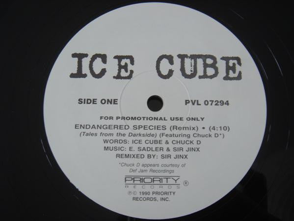 Ice Cube : Endangered Species (Tales From The Darkside) (Remix) / Dead Homiez (12", Promo)