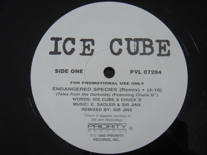Ice Cube : Endangered Species (Tales From The Darkside) (Remix) / Dead Homiez (12", Promo)