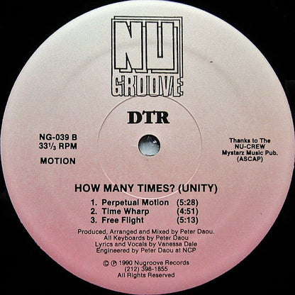 DTR : How Many Times? (Unity) (12")