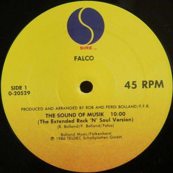 Falco : The Sound Of Musik (12", Maxi)