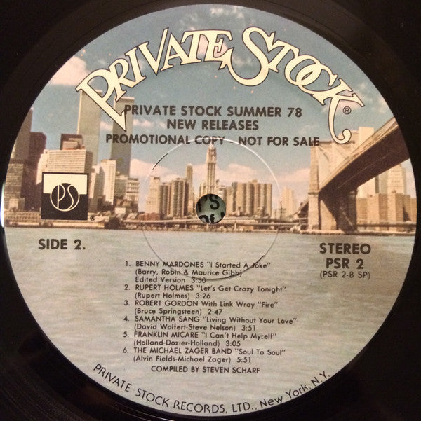 Various : Private Stock Summer 78 New Releases (LP, Comp, Promo)