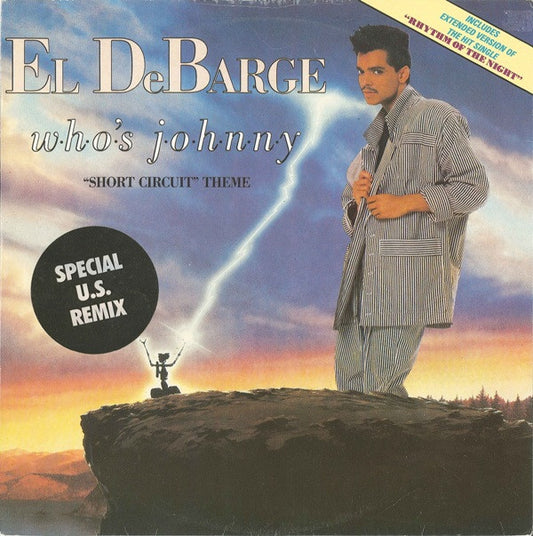 El DeBarge : Who's Johnny ("Short Circuit" Theme) (12", Single)