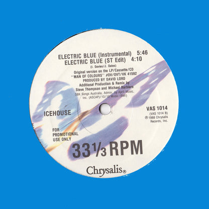 Icehouse : Electric Blue (12", Promo, EMW)