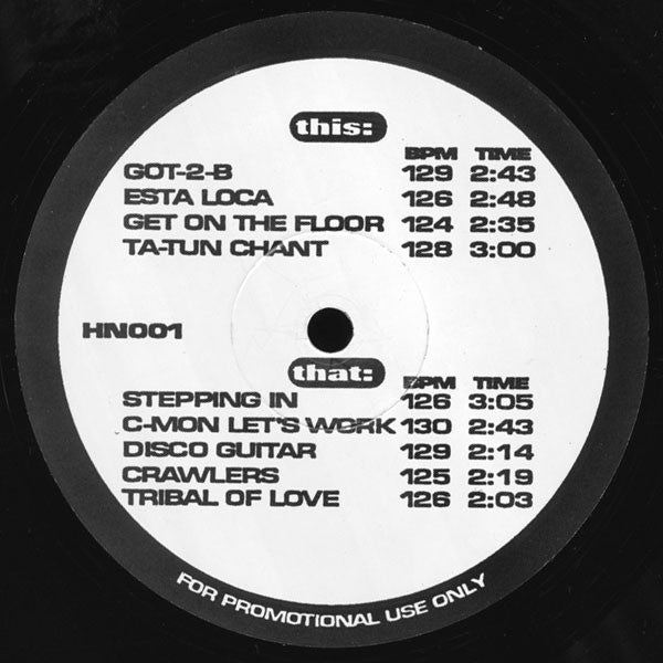 Unknown Artist : House Nation 1 (12", Promo)