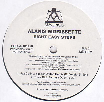 Alanis Morissette : Eight Easy Steps (12", Promo)