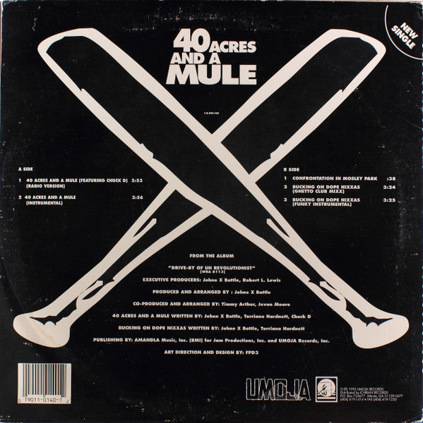 Success - N - Effect : 40 Acres And A Mule (12", Single, Promo)