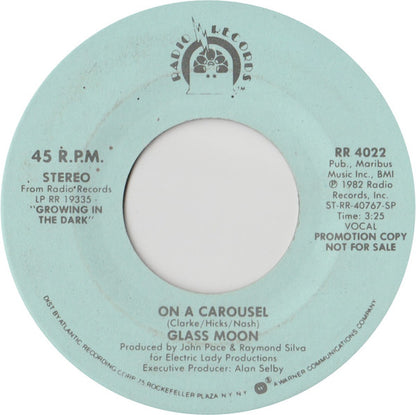 Glass Moon : On A Carousel (7", Single, Promo, Spe)
