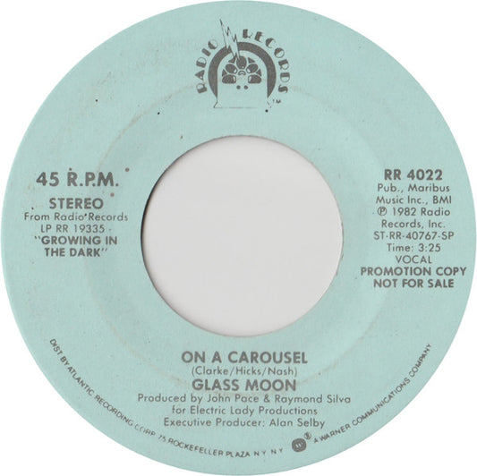 Glass Moon : On A Carousel (7", Single, Promo, Spe)