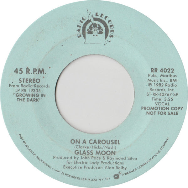 Glass Moon : On A Carousel (7", Single, Promo, Spe)