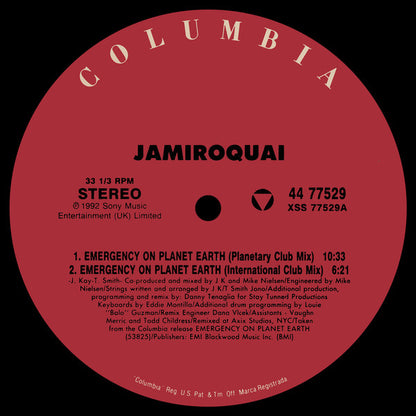 Jamiroquai : Emergency On Planet Earth (Danny Tenaglia Remixes) (12")