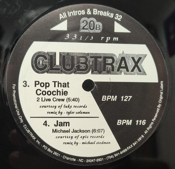 Various : Clubtrax 20 (2x12", Comp, Promo)