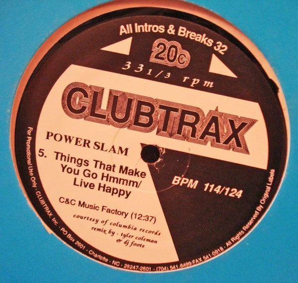 Various : Clubtrax 20 (2x12", Comp, Promo)