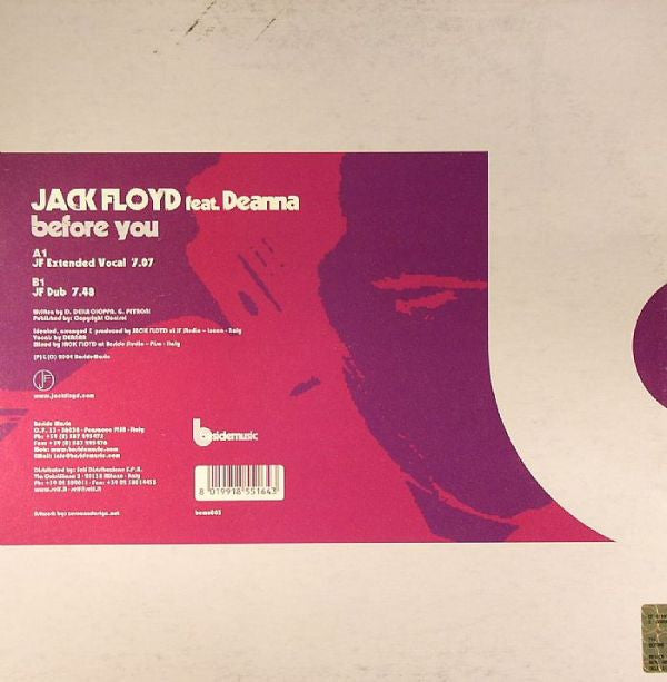 Jack Floyd : Before You (12")