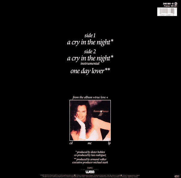 Lory Bianco : A Cry In The Night (12")