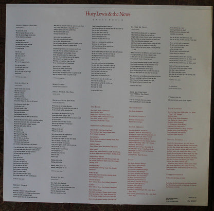 Huey Lewis & The News : Small World (LP, Album, Car)