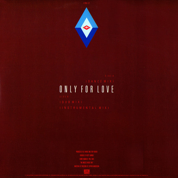 Limahl : Only For Love (12", Single)