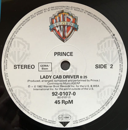 Prince : Little Red Corvette (Dance Mix) (12", Maxi, Ltd)