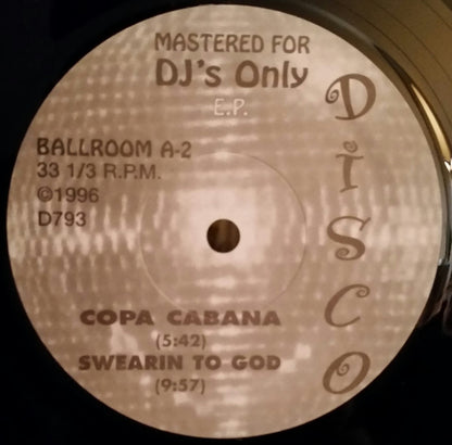 Various : Mastered For DJ's Only E.P. (12", EP, Unofficial)