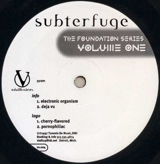 Subterfuge : The Foundation Series Volume One (12")
