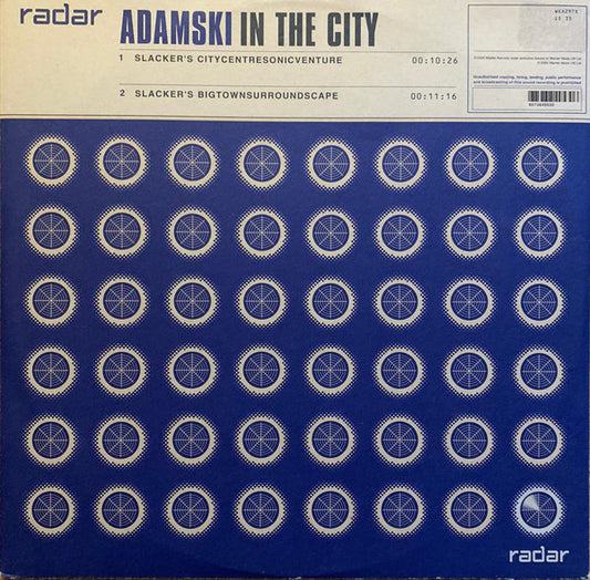 Adamski : In The City (12")