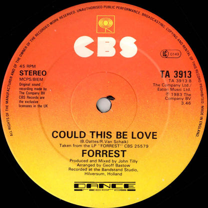 Forrest : Dancing With My Shadow (Extended Version) (12")