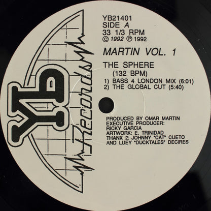 Omar Martin : Martin Vol. 1 (12")