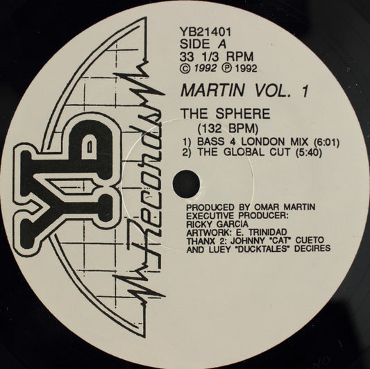 Omar Martin : Martin Vol. 1 (12")