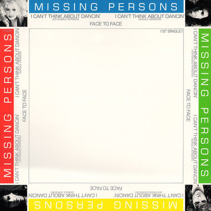 Missing Persons : I Can't Think About Dancin' (12", Single)