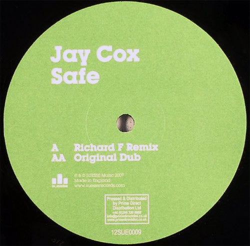 Jay Cox : Safe (12")