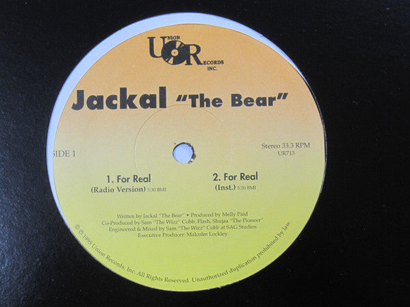 Jackal "The Bear"* : For Real (12")