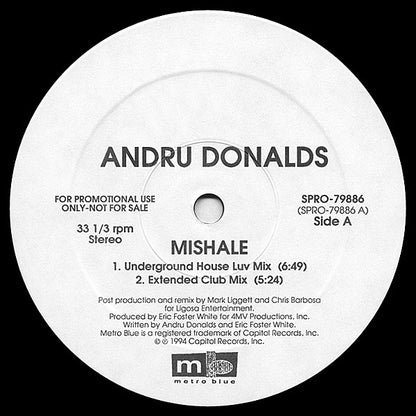 Andru Donalds : Mishale (12", Promo)