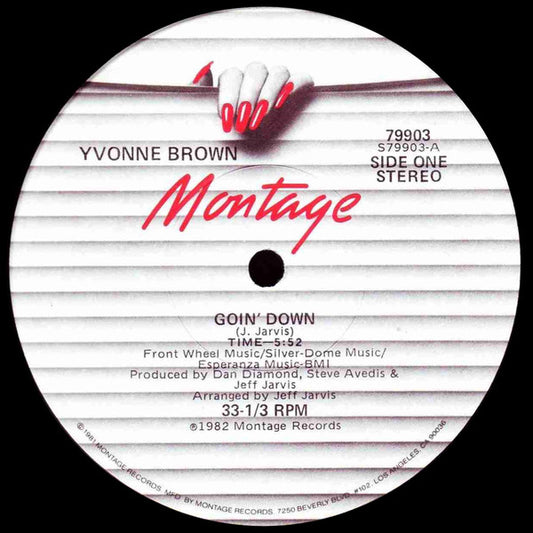 Yvonne Brown : Goin' Down / King Of The Groove (12")